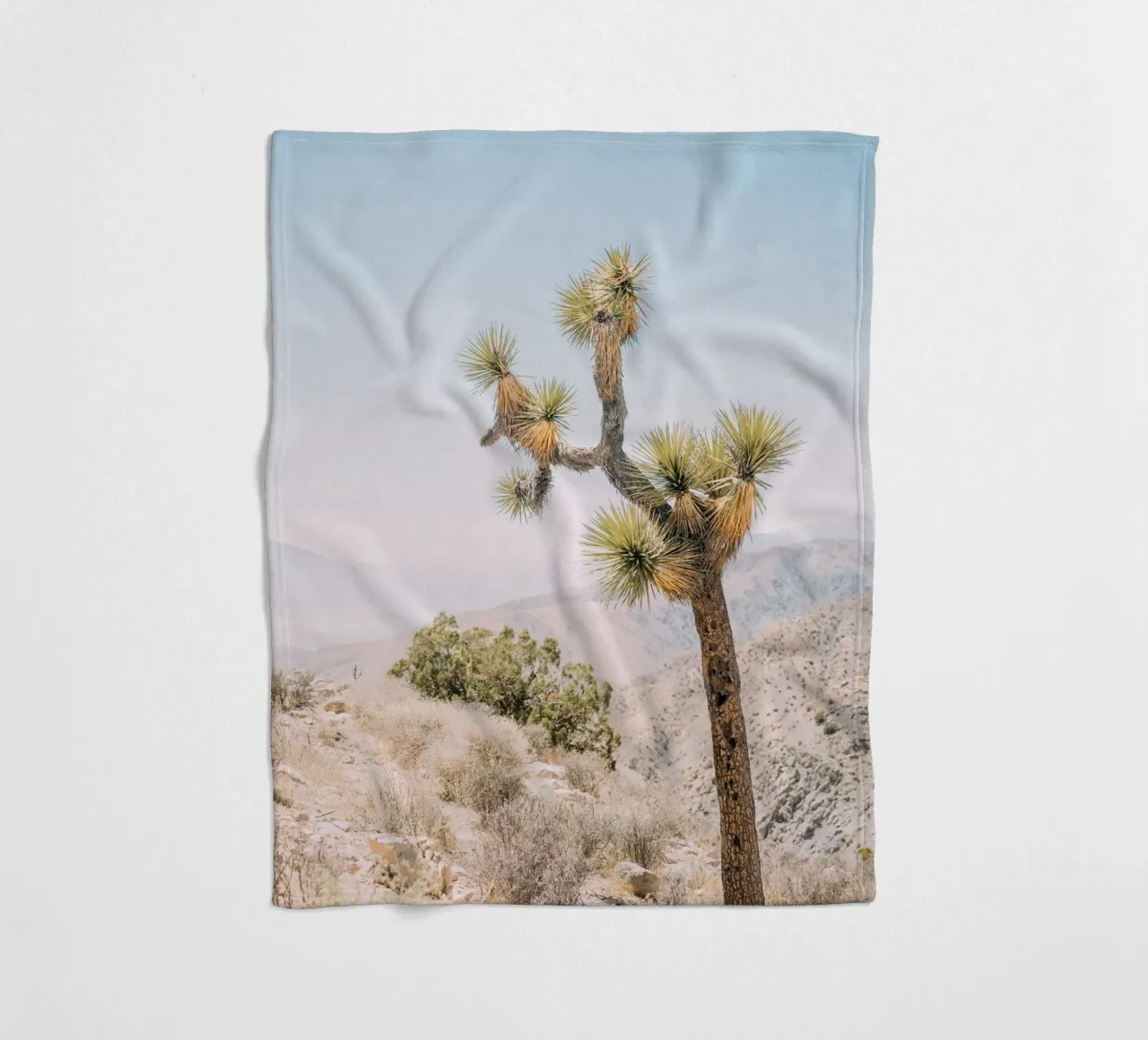Joshua Tree Fleecedecke von patiphotography