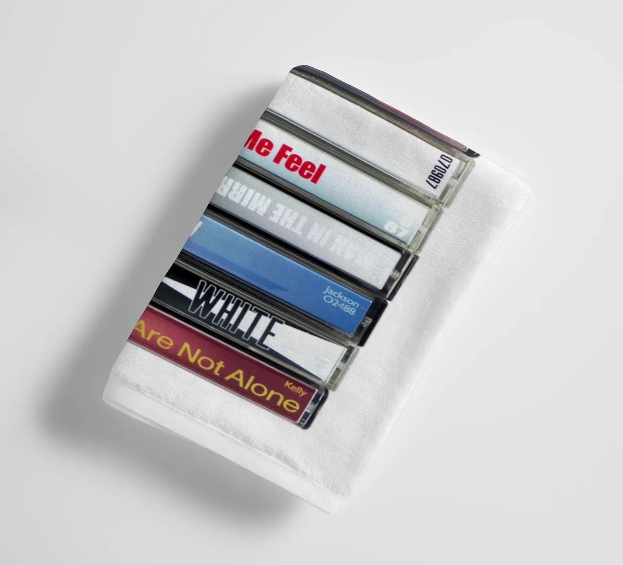 Michael Jackson Singles - Cassette Print serviette de bain de MrMustardPrints
