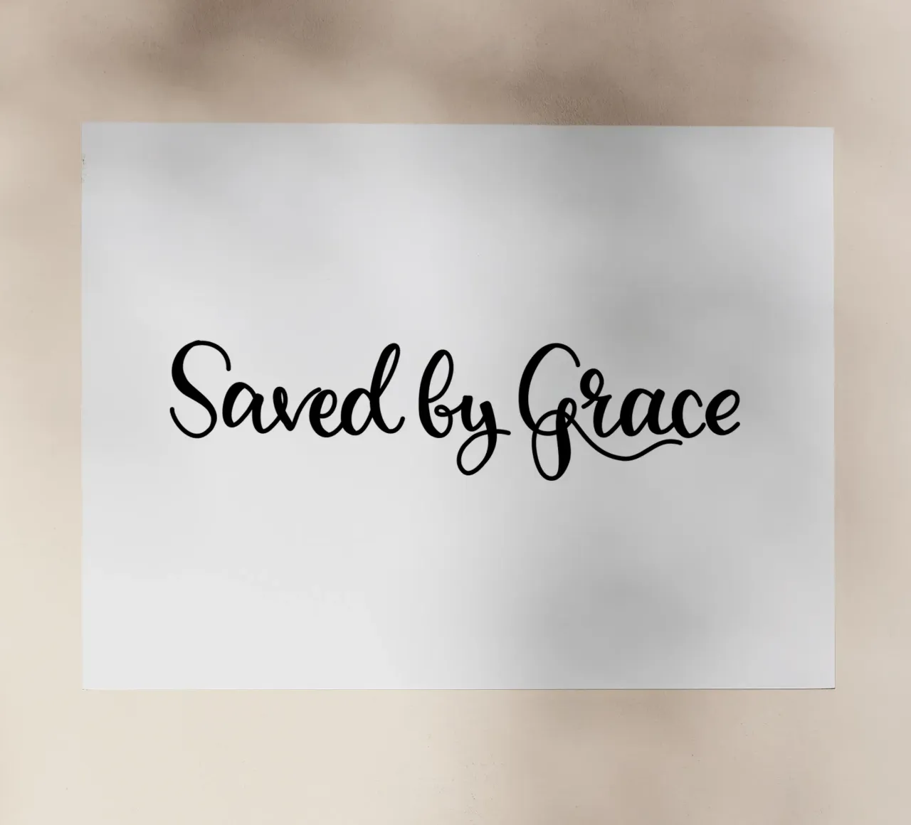 Saved by Grace pellicola backlit da Letters of Love