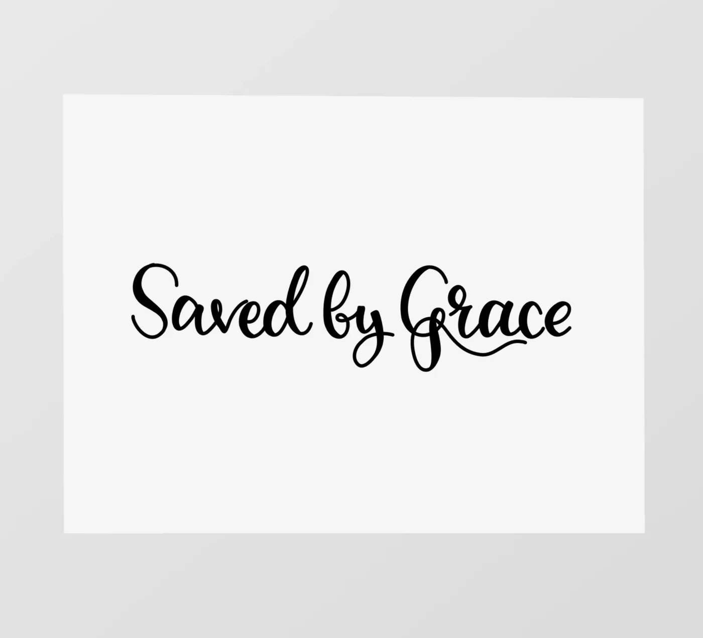 Saved by Grace pellicola backlit da Letters of Love
