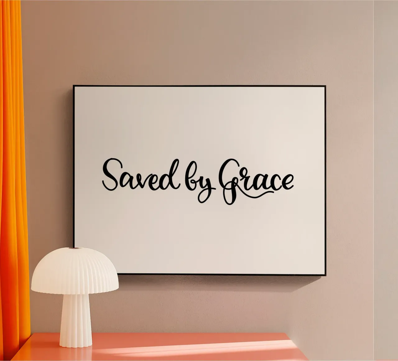 Saved by Grace plexiglass da Letters of Love