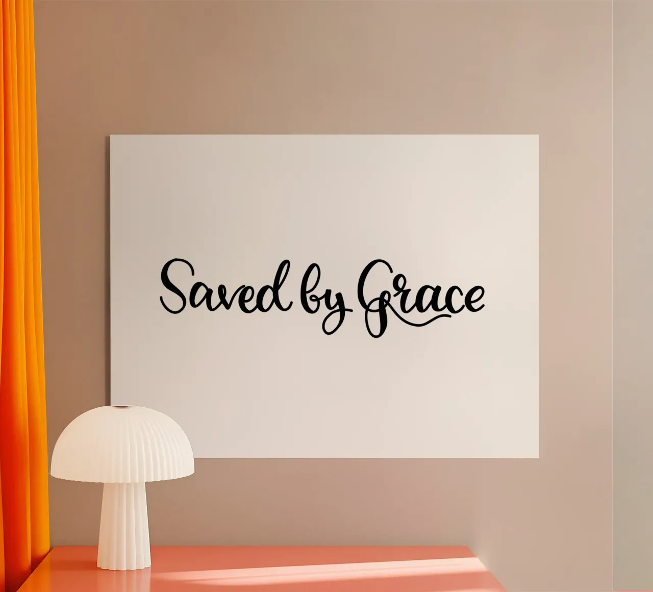 Saved by Grace plexiglass da Letters of Love