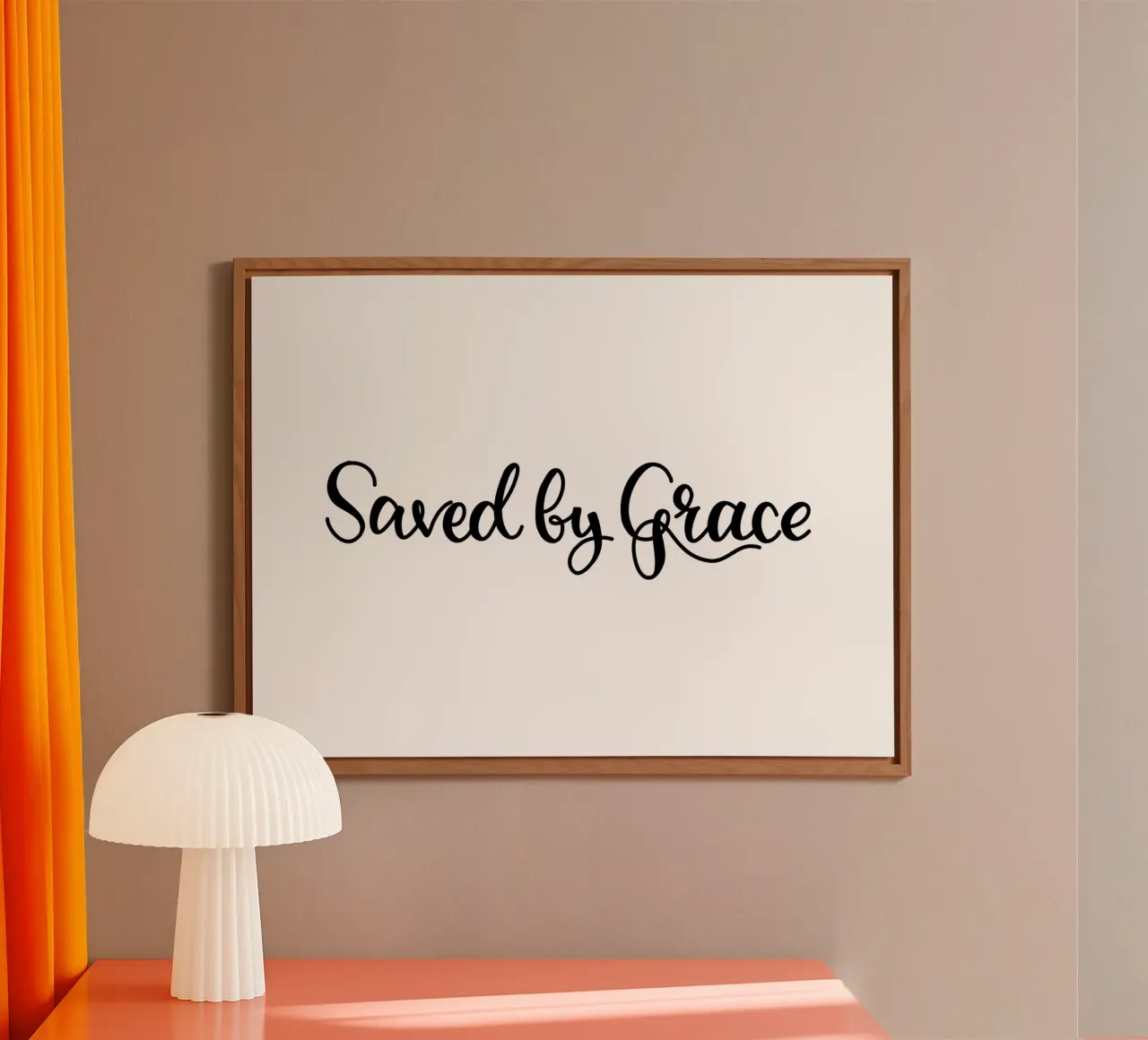 Saved by Grace alluminio dibond da Letters of Love