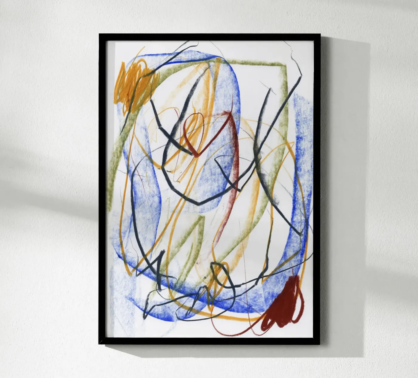 Colourful Flow poster da Abstrakte Malerei