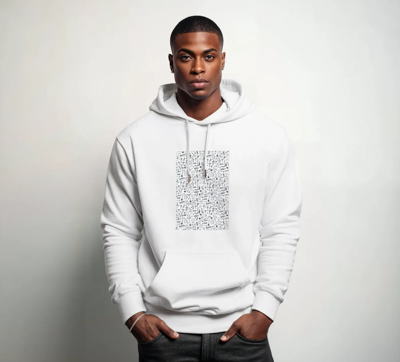 Shower Pattern hoodie by Herzette