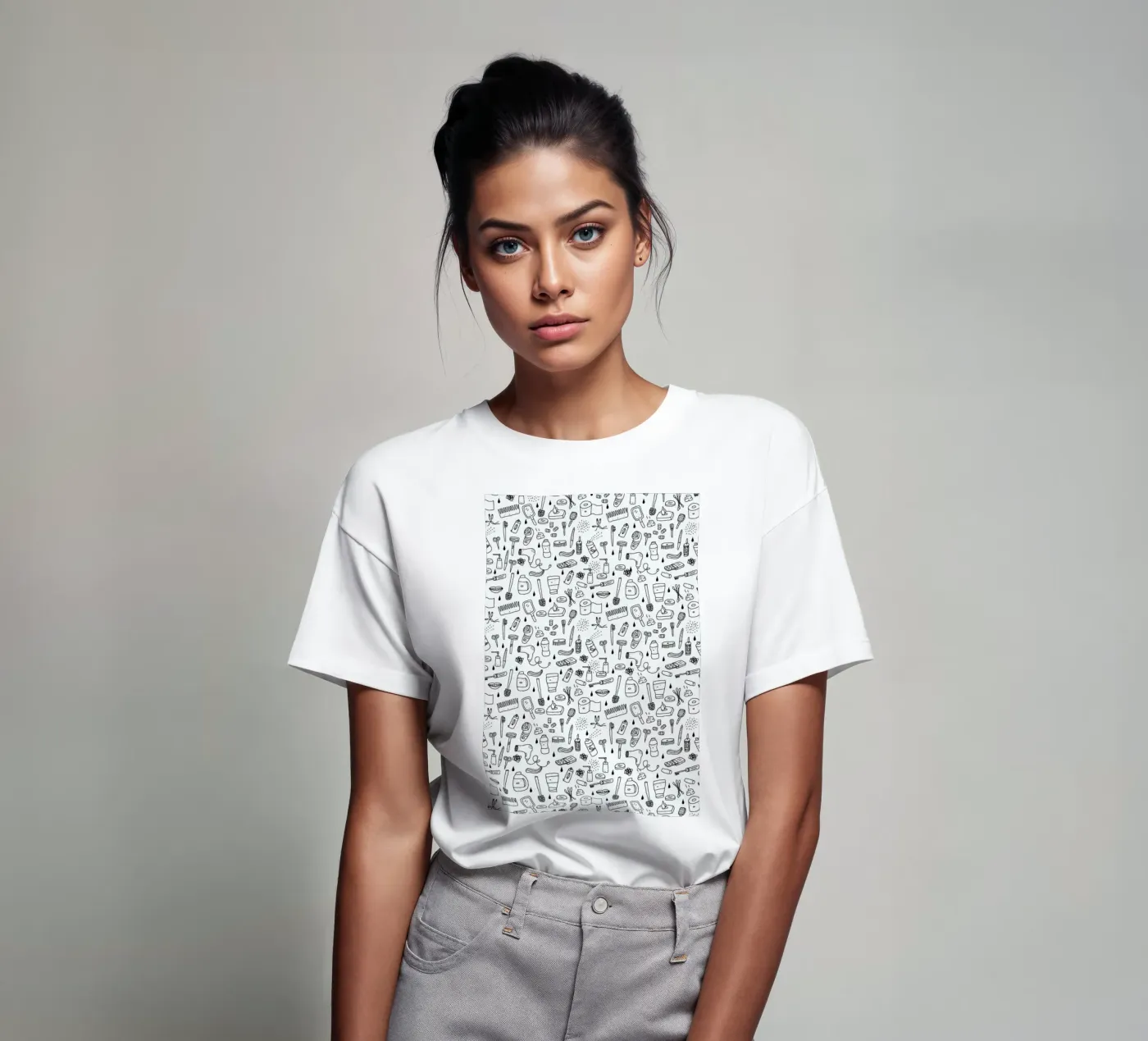 Shower Pattern t-shirt da Herzette