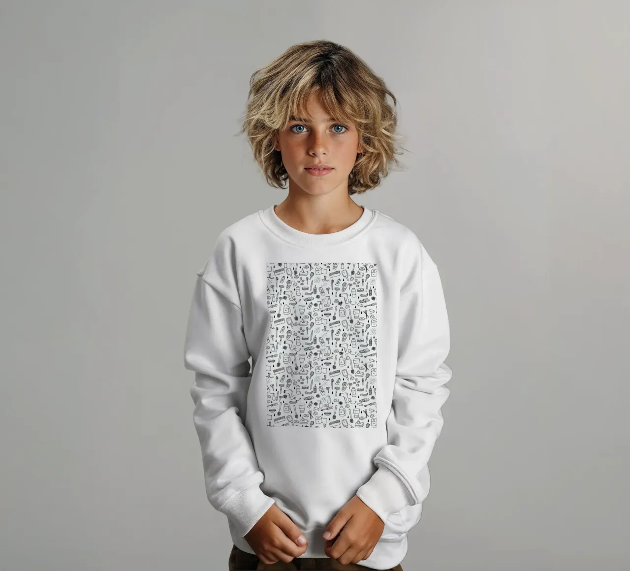 Shower Pattern felpa bambino da Herzette
