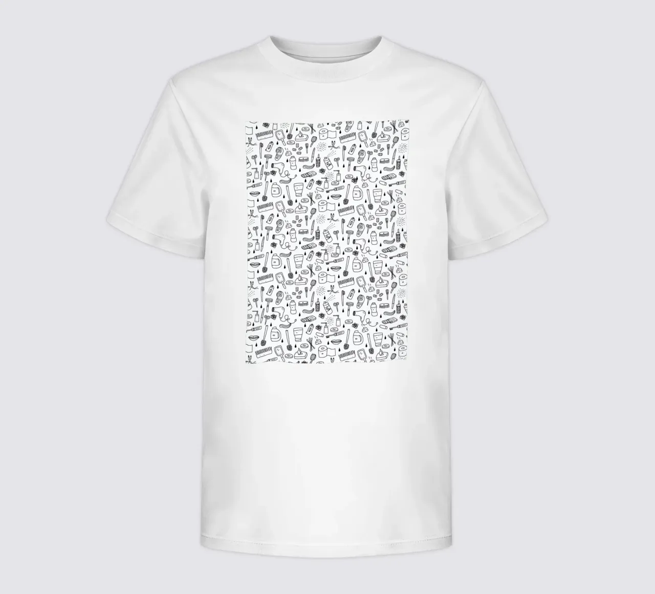 Shower Pattern t-shirt bambini da Herzette