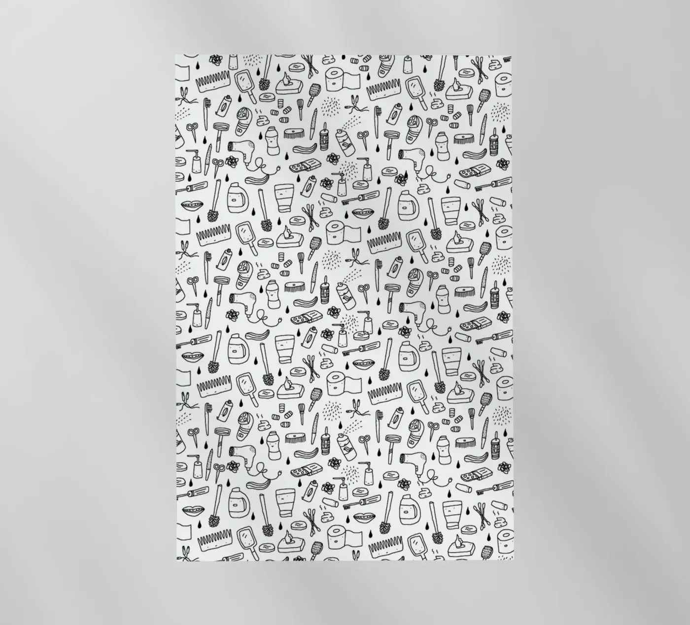 Shower Pattern Backlit Folie von Herzette