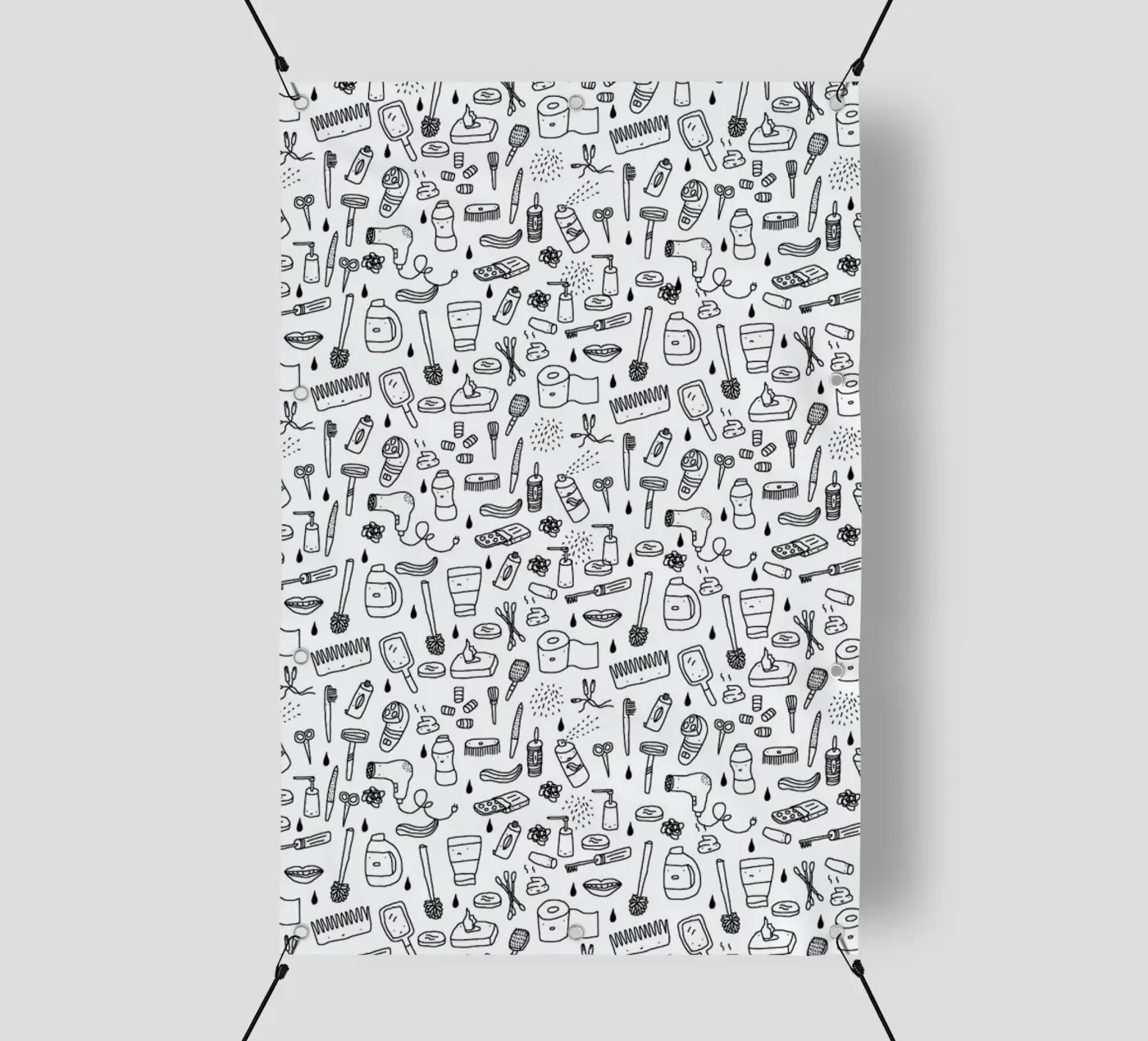 Shower Pattern PVC Plane von Herzette