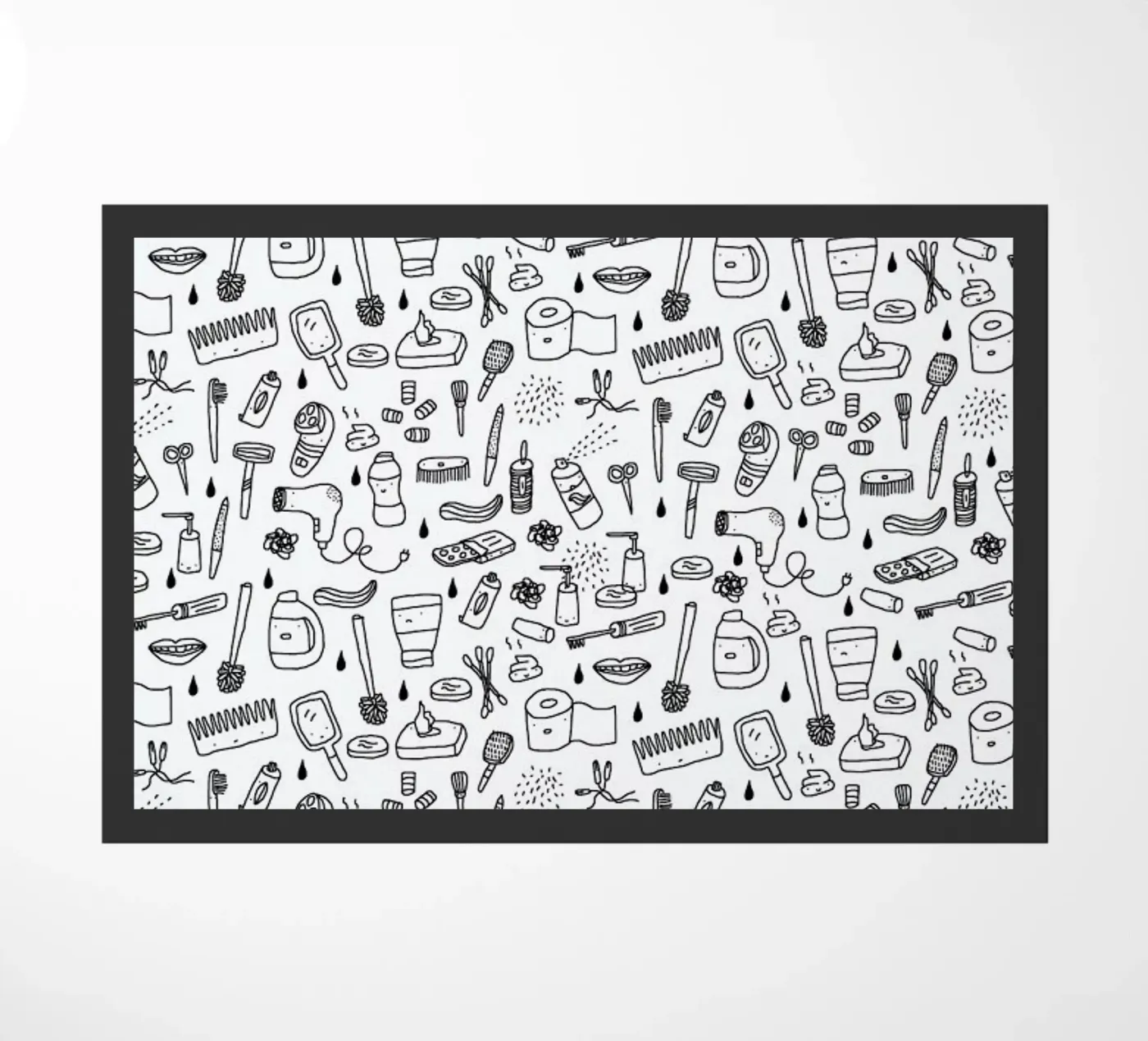 Shower Pattern Fußmatte von Herzette