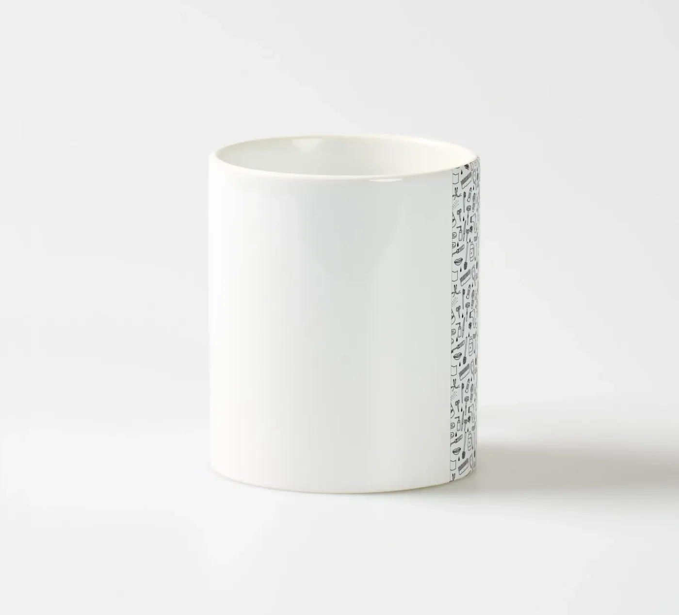 Shower Pattern ceramic mug by Herzette