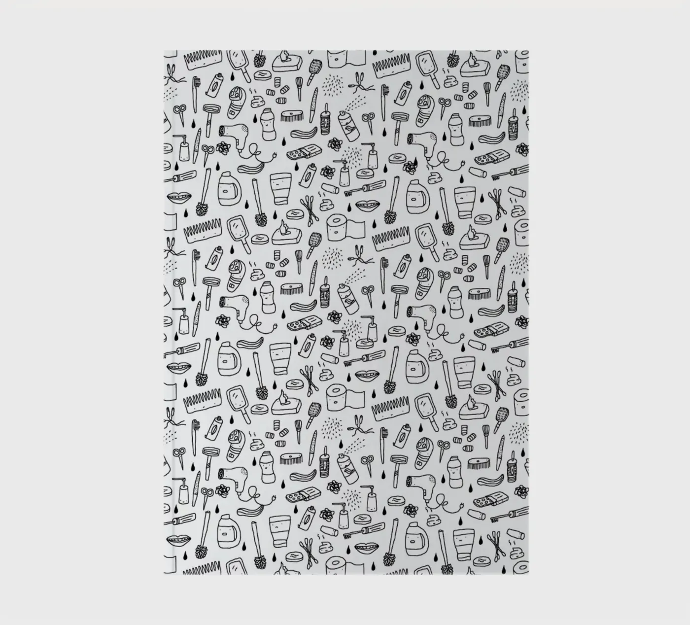 Shower Pattern notebook by Herzette