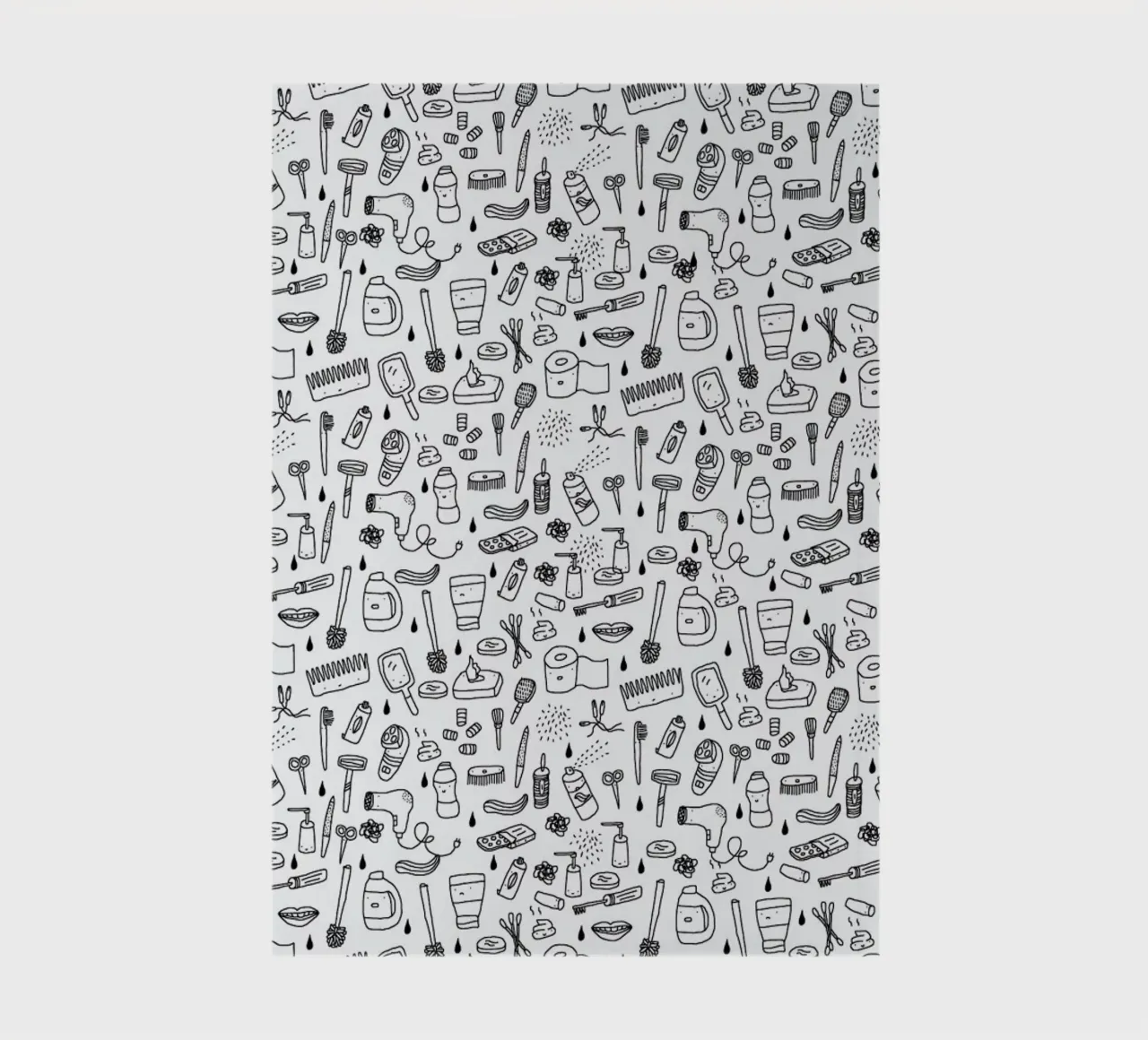 Shower Pattern notebook by Herzette