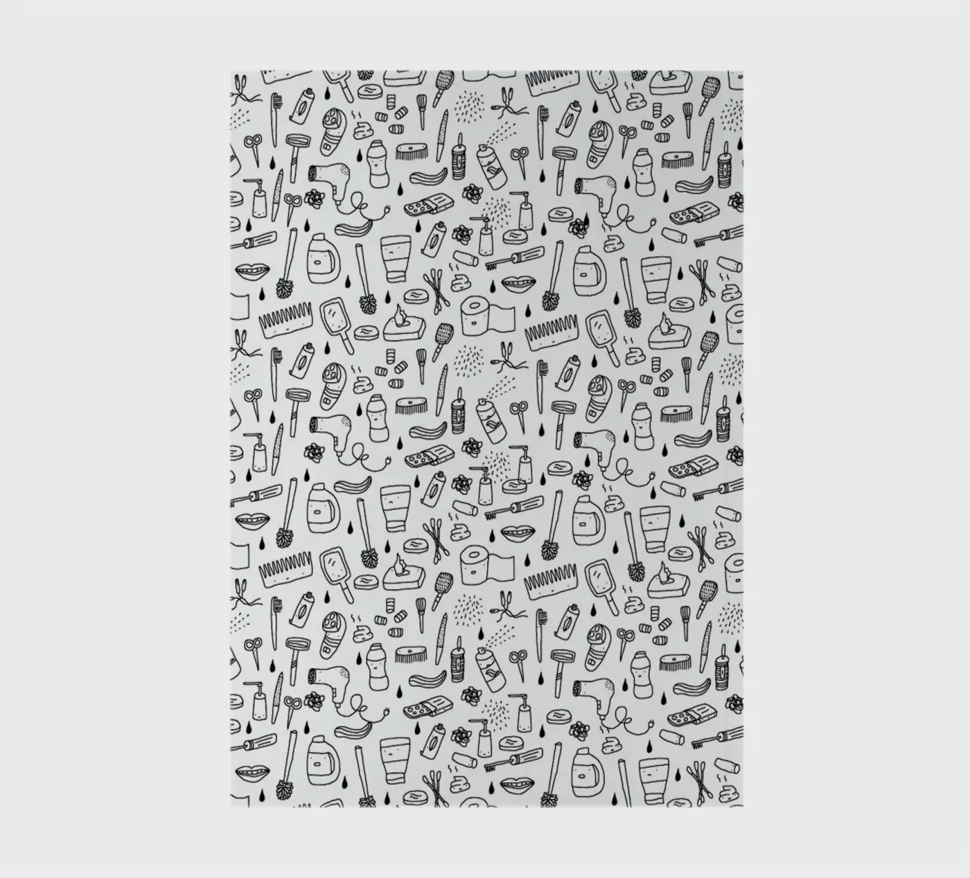Shower Pattern notebook by Herzette