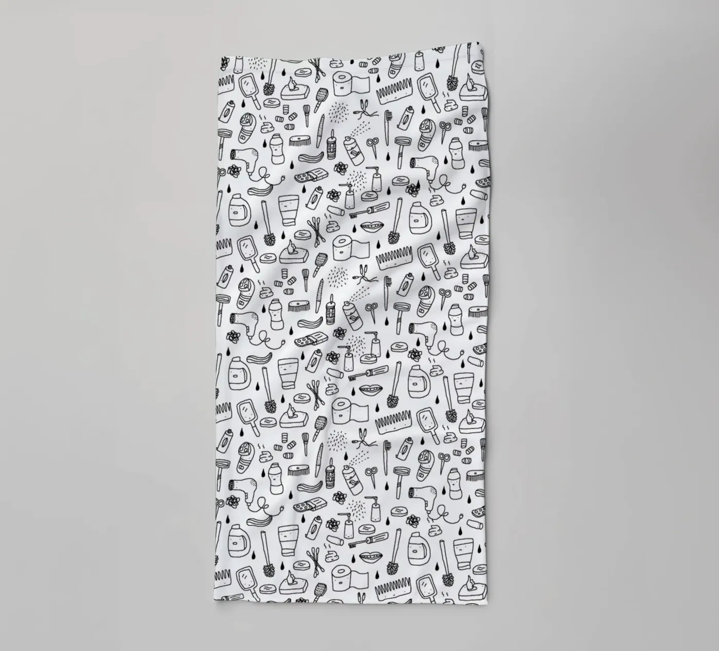 Shower Pattern towel by Herzette