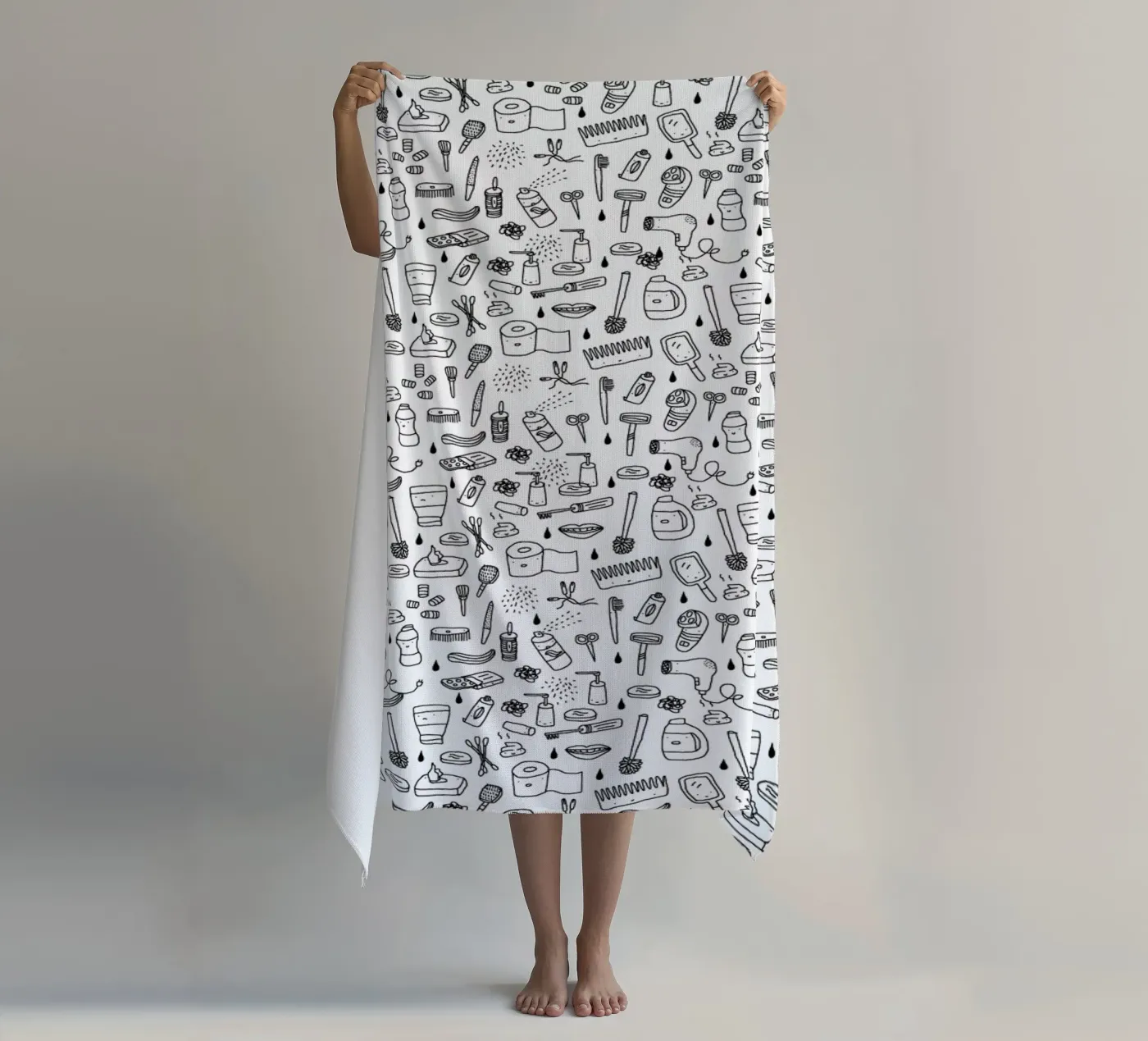 Shower Pattern telo mare da Herzette