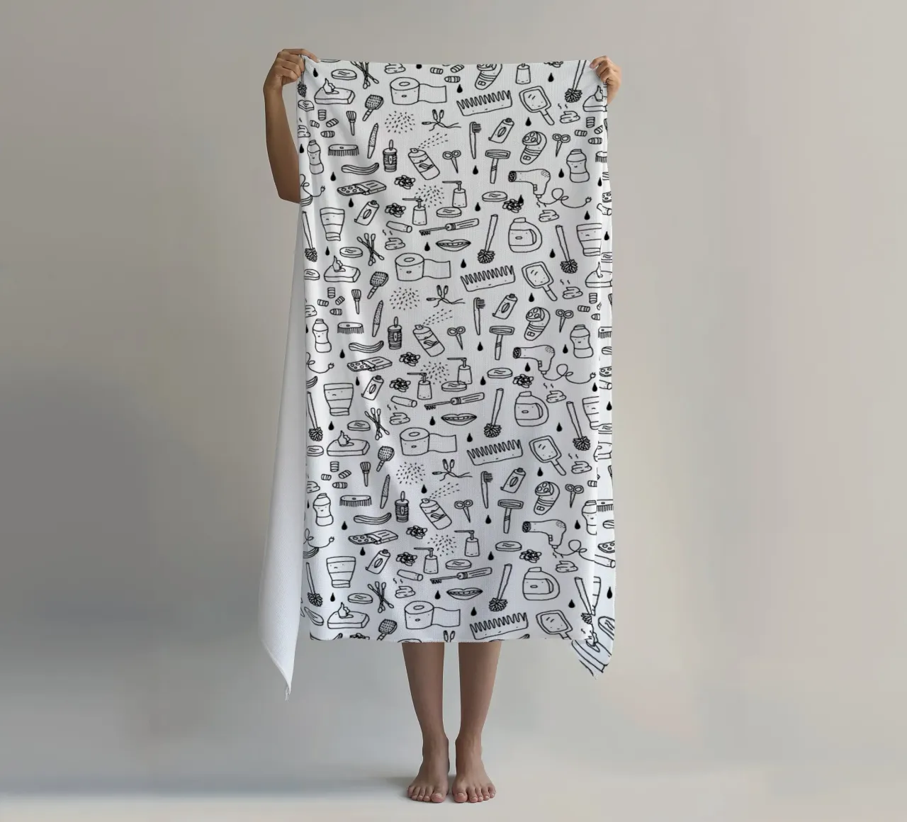 Shower Pattern telo mare da Herzette