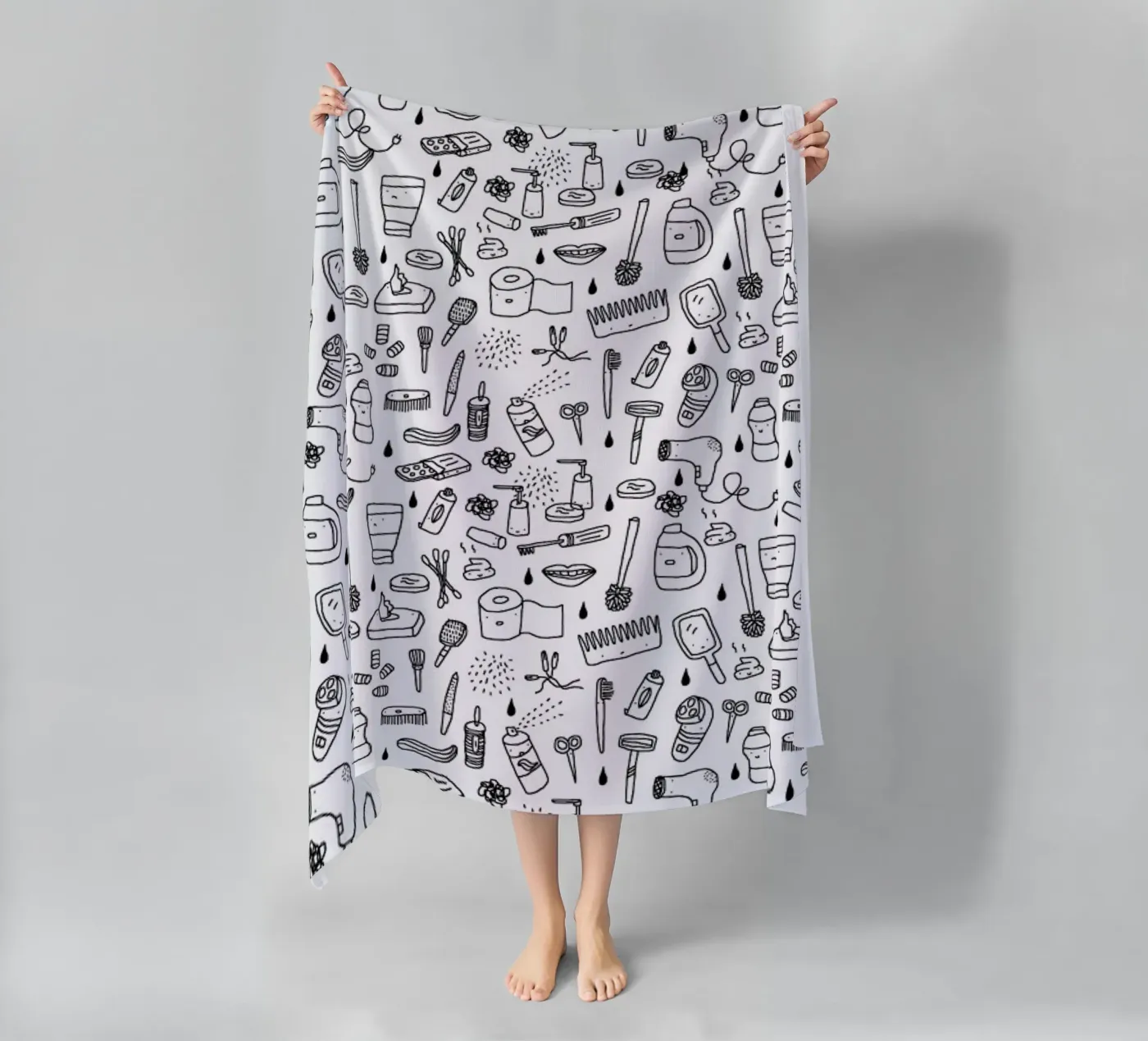 Shower Pattern telo mare da Herzette