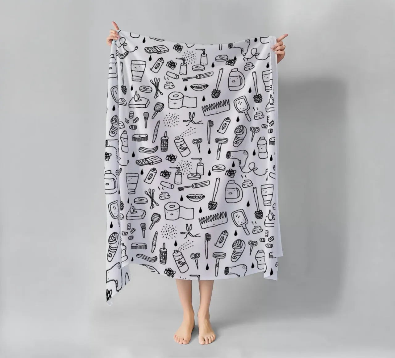 Shower Pattern telo mare da Herzette