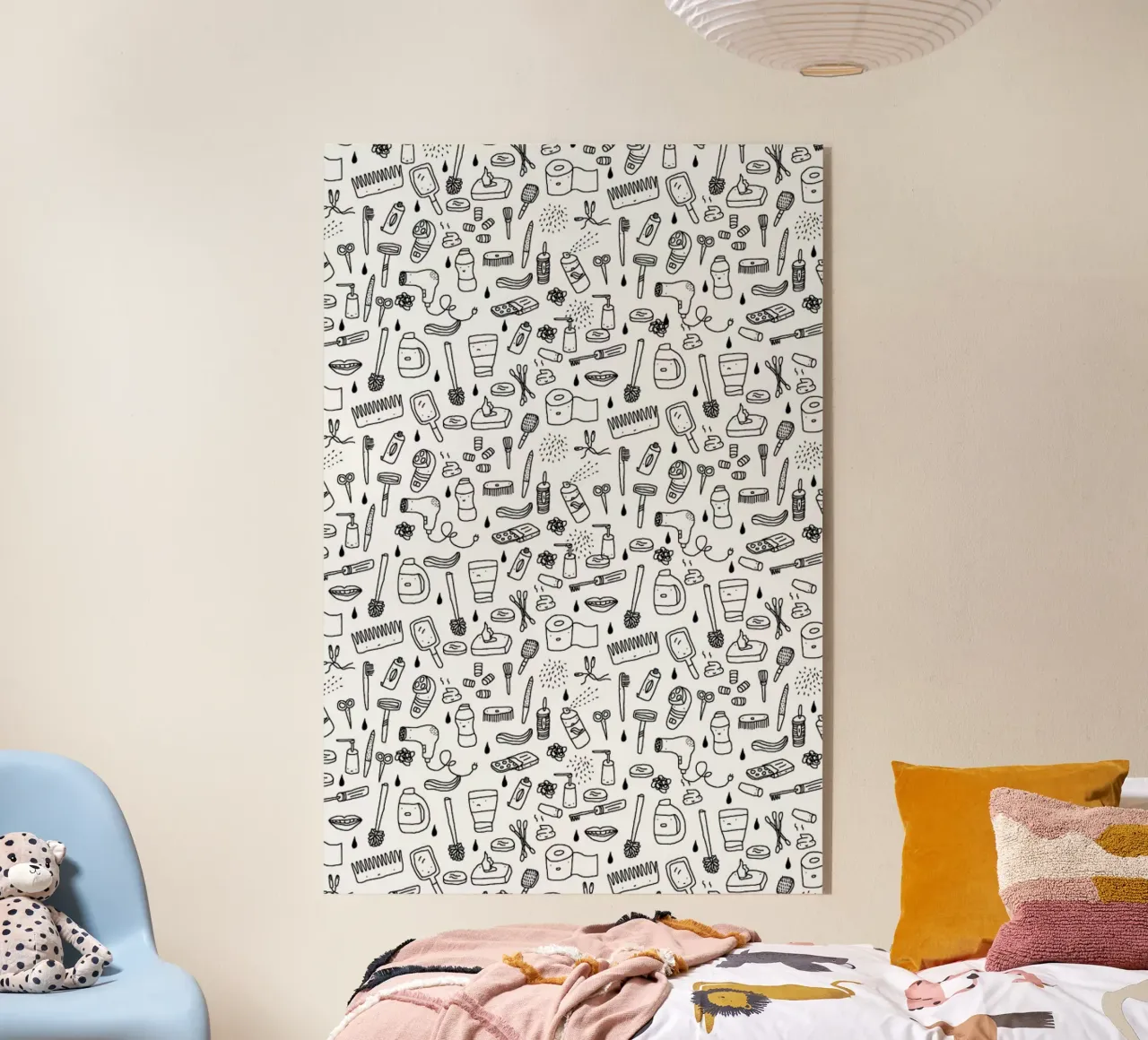 Shower Pattern acrylic glass by Herzette