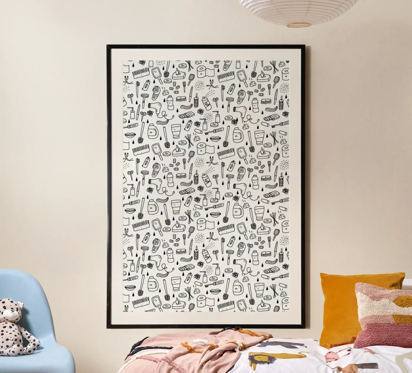 Shower Pattern Poster von Herzette