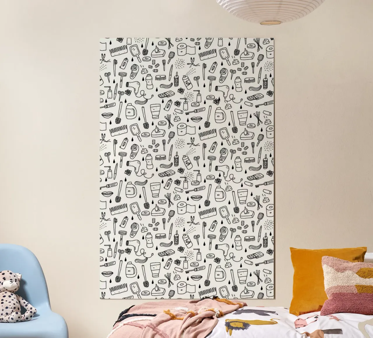 Shower Pattern poster by Herzette