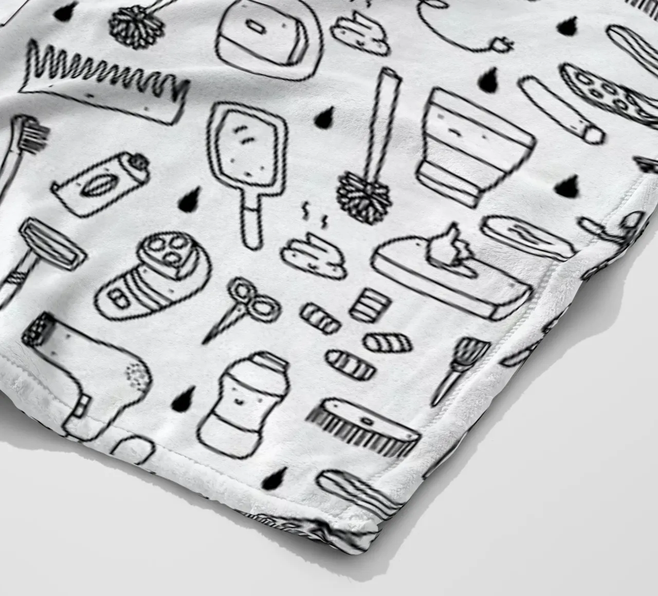 Shower Pattern coperta in pile da Herzette
