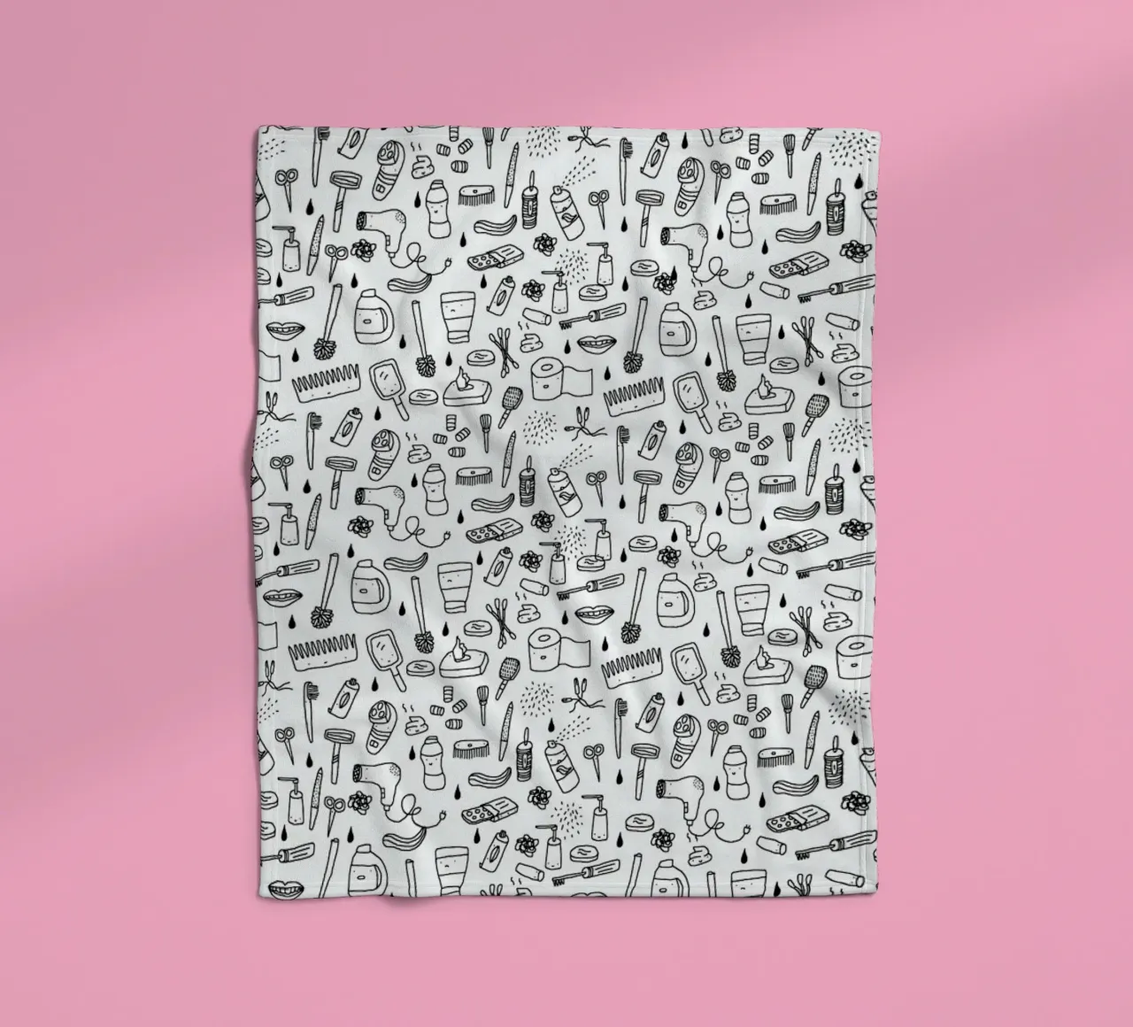 Shower Pattern coperta in pile da Herzette