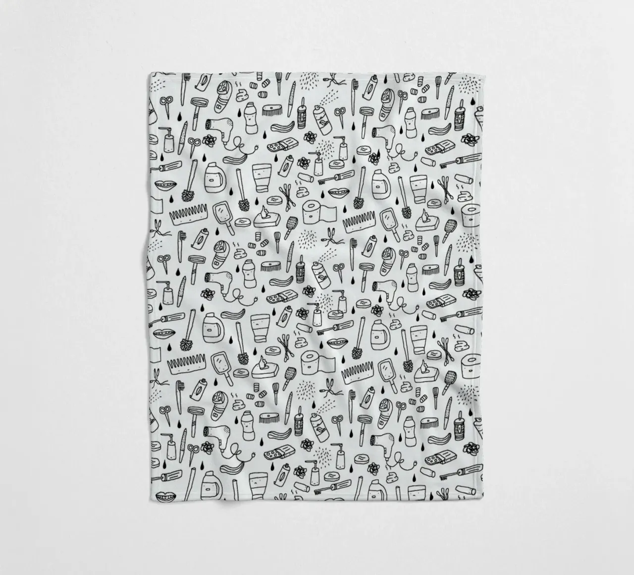Shower Pattern coperta in pile da Herzette