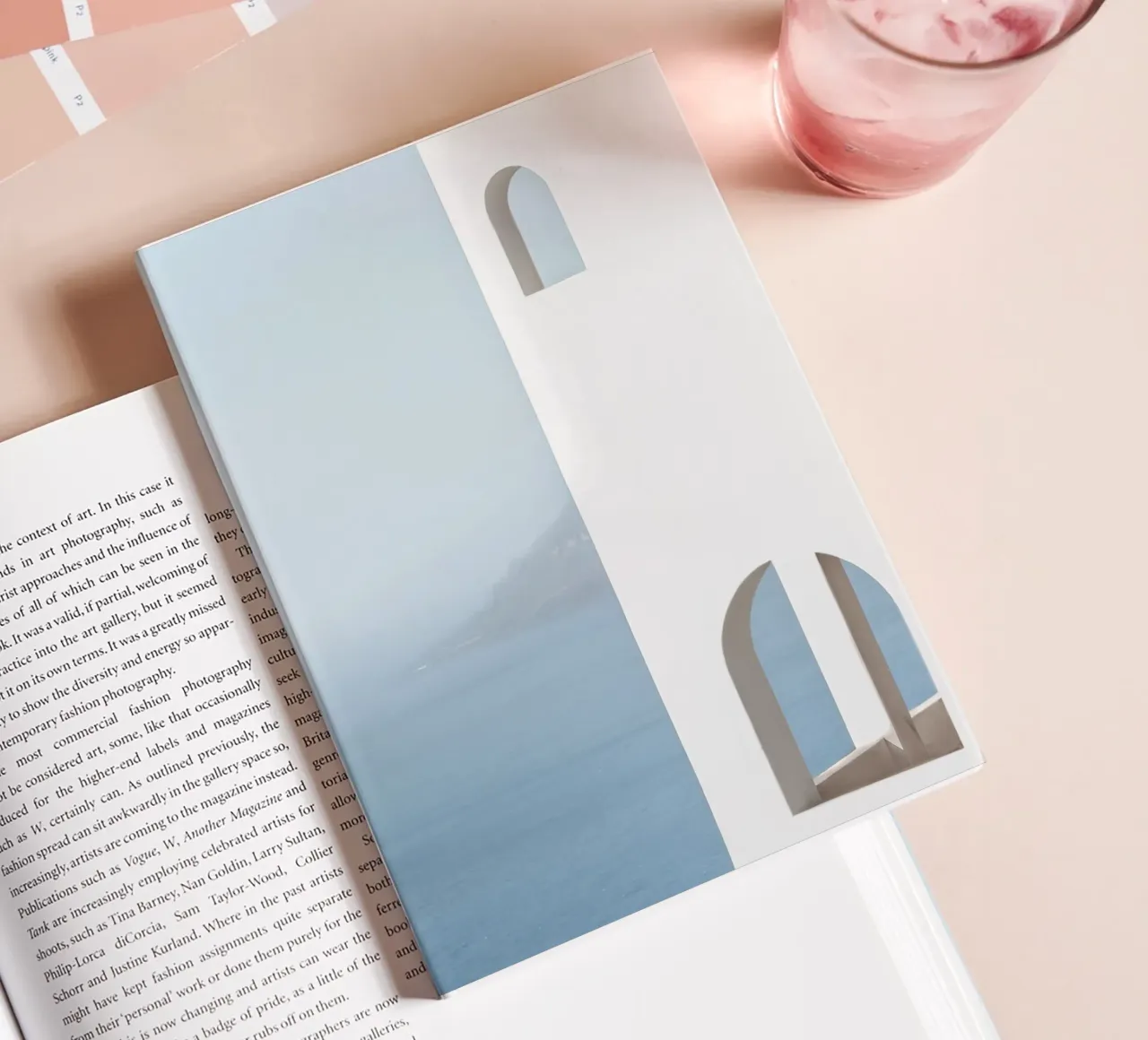 Minimalist coastal design - Mediterranean flair notebook by Whole©