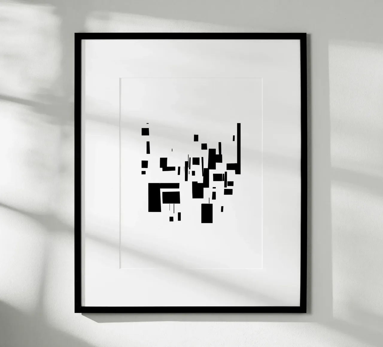 Organic Minimalism 7 | Black and White Abstract carta hahnemühle da sabidussi