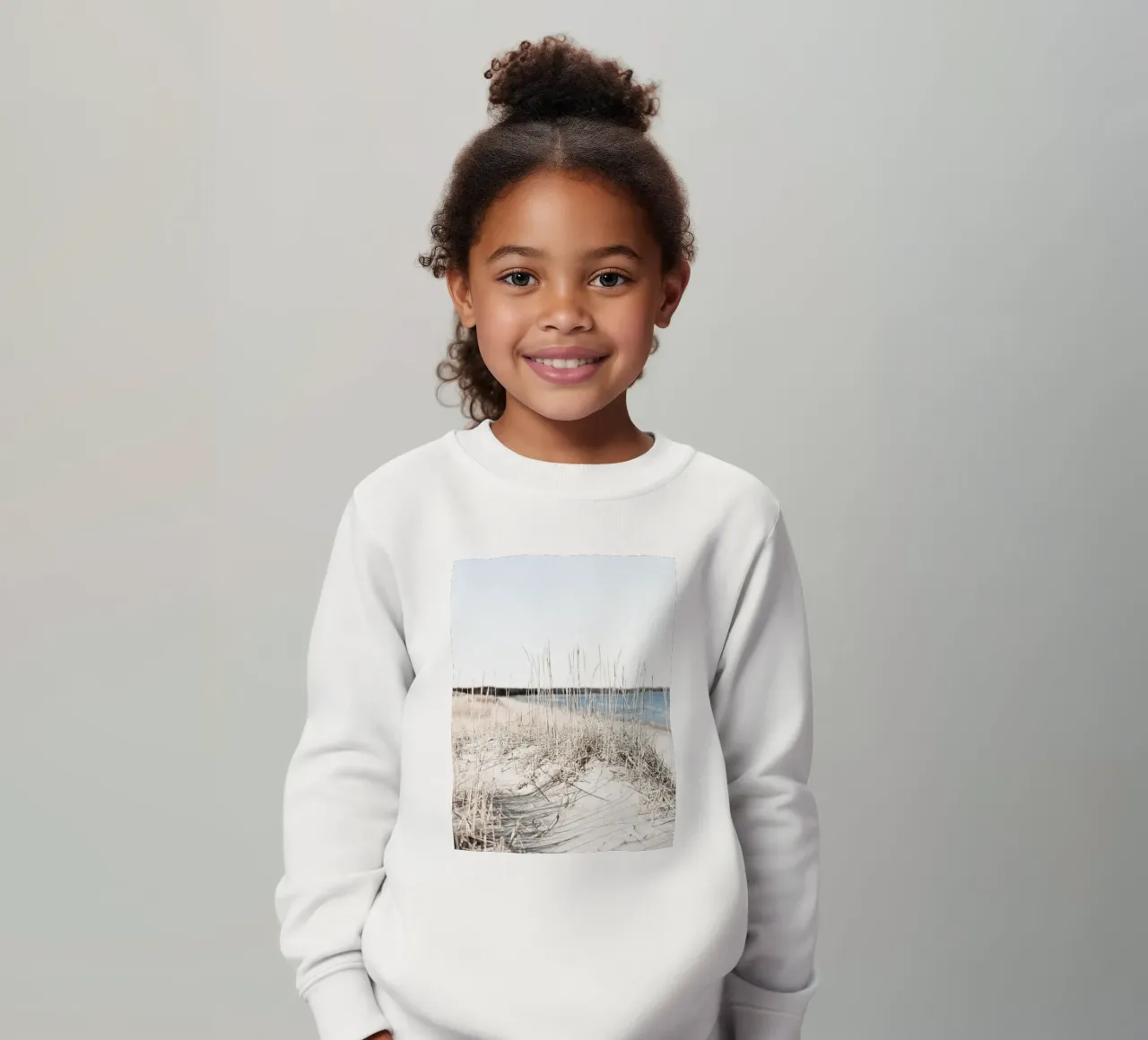 Noordse strandrust - natuurlijk kustlandschap kinder sweatshirt van Whole©