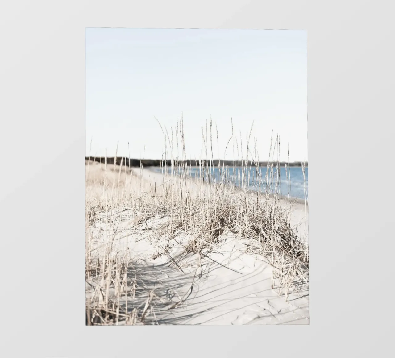 Nordic beach tranquillity - natural coastal landscape pvc cover by Whole©