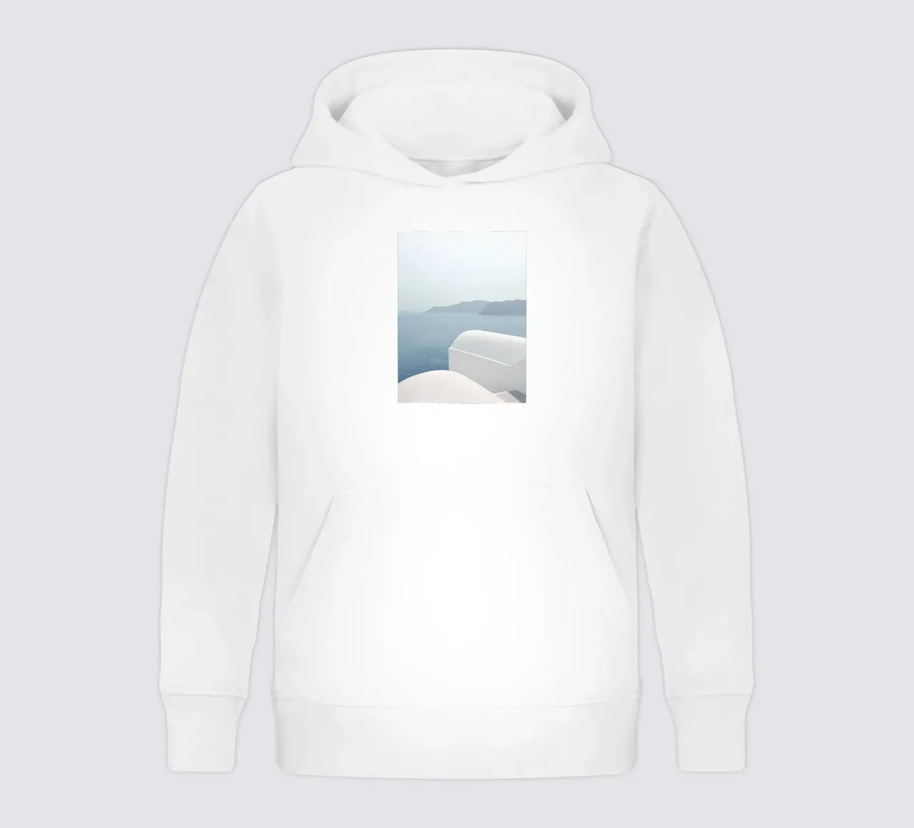 Design con vista sul mare Egeo - pace e spazio felpa bambino con cappuccio da Whole©