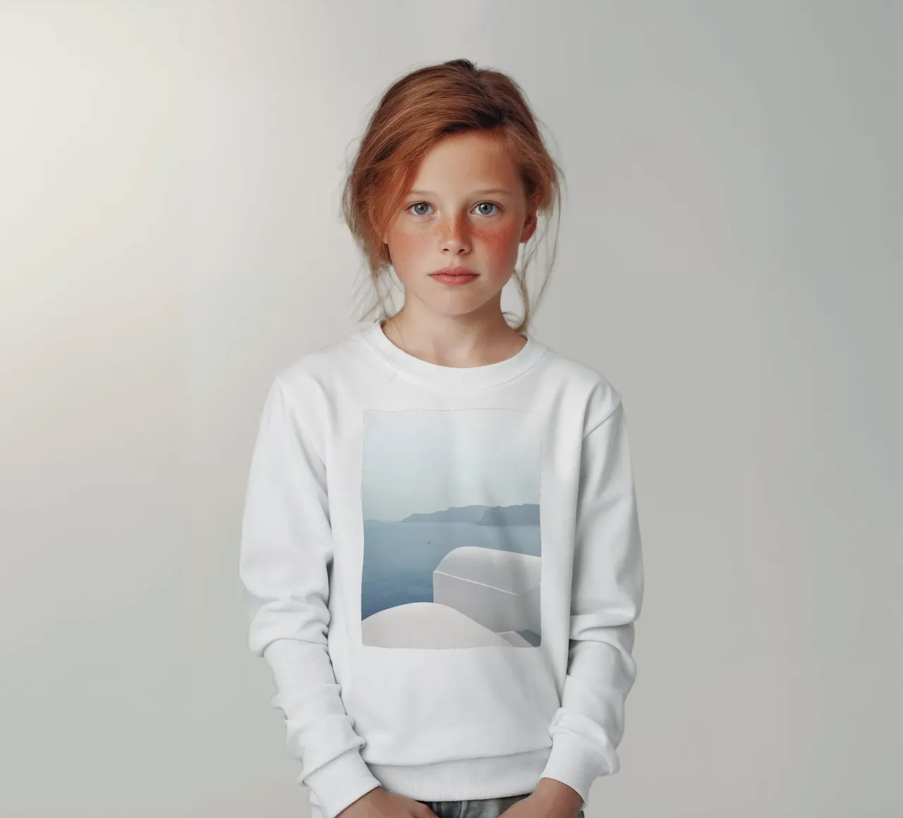 Design con vista sul mare Egeo - pace e spazio felpa bambino da Whole©