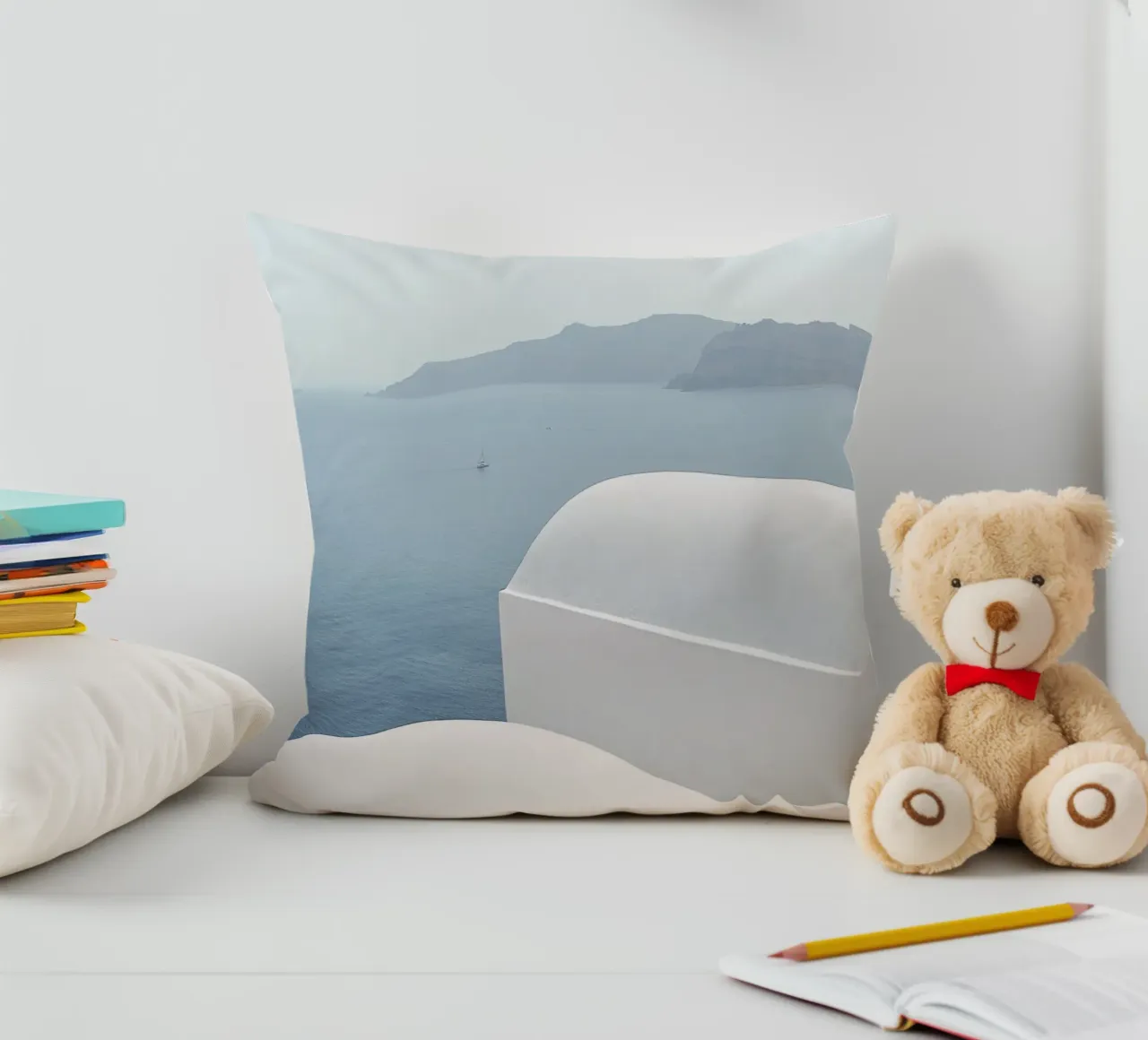 Design con vista sul mare Egeo - pace e spazio cuscino da Whole©