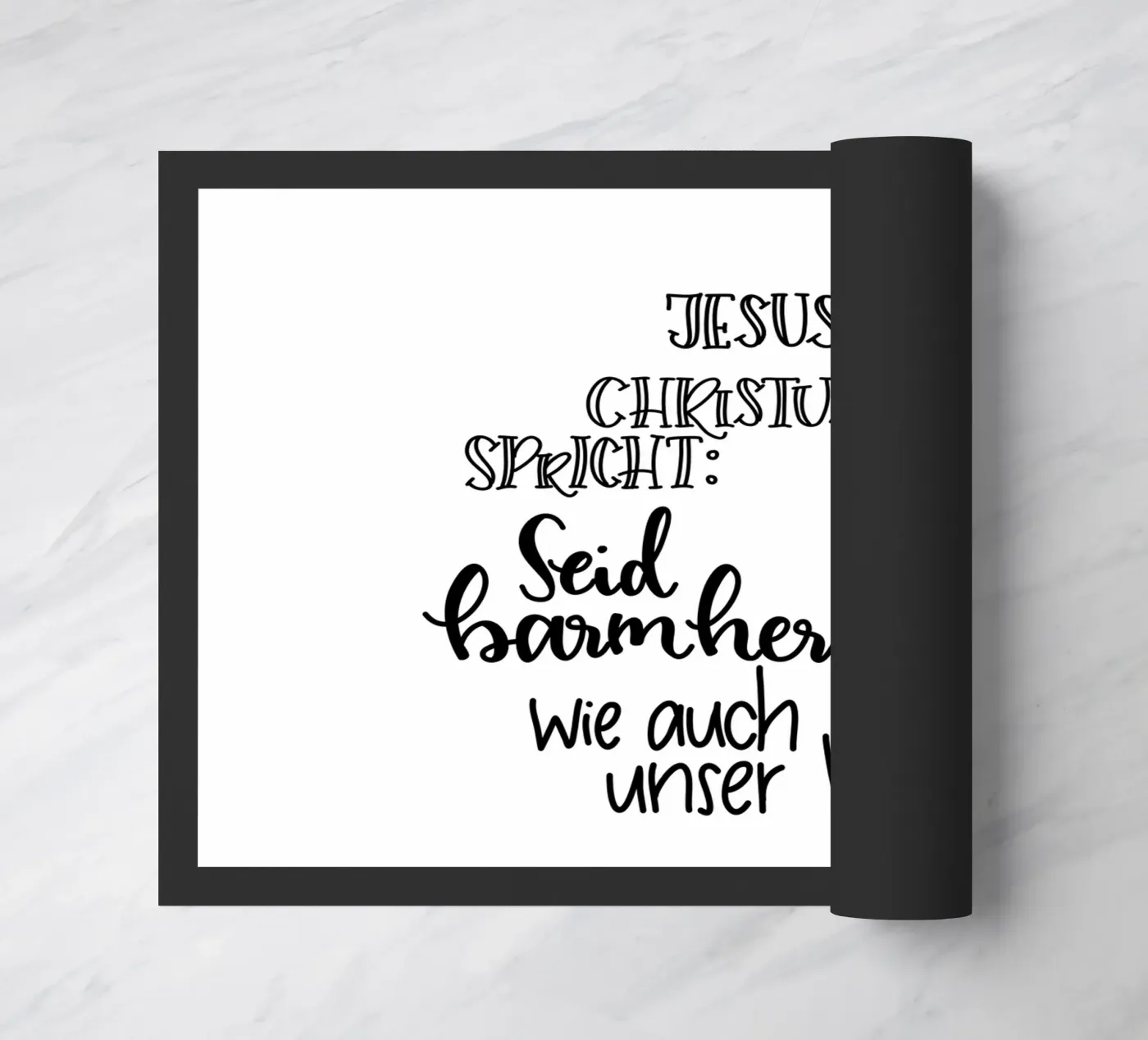 Seid barmherzig deurmat van Letters of Love