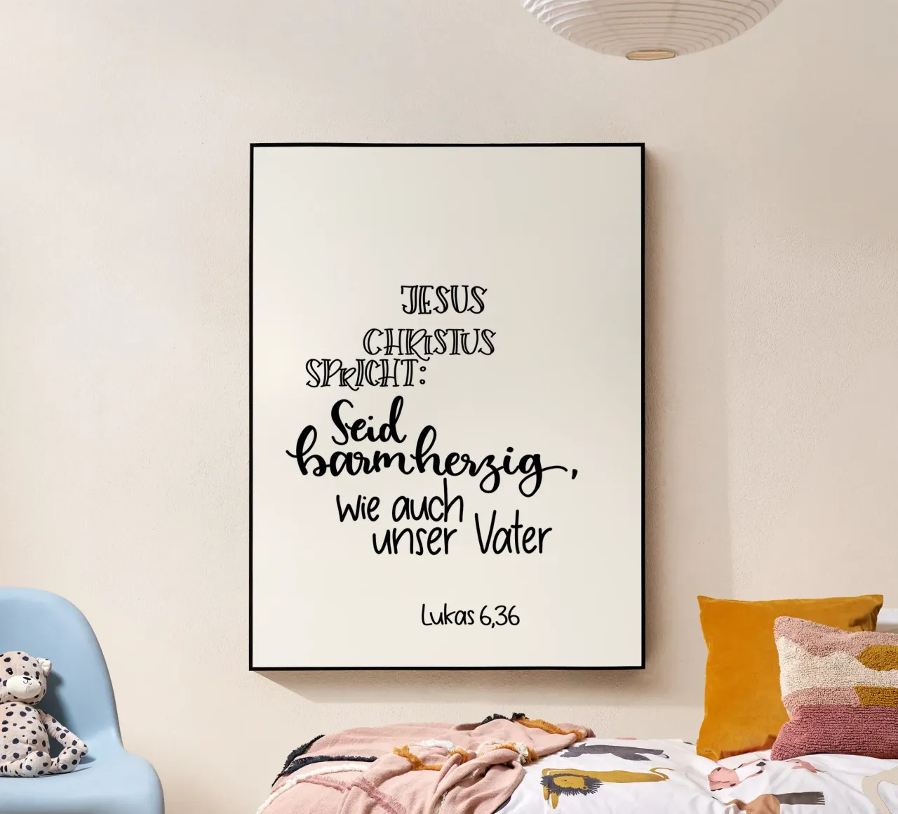 Seid barmherzig plexiglass da Letters of Love