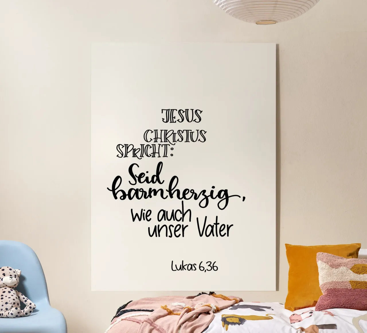 Seid barmherzig plexiglass da Letters of Love