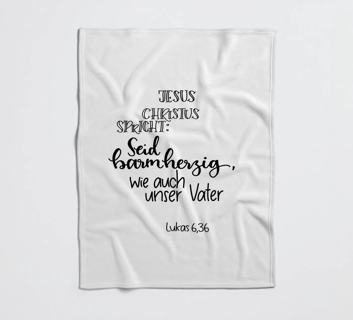 Seid barmherzig Fleecedecke von Letters of Love