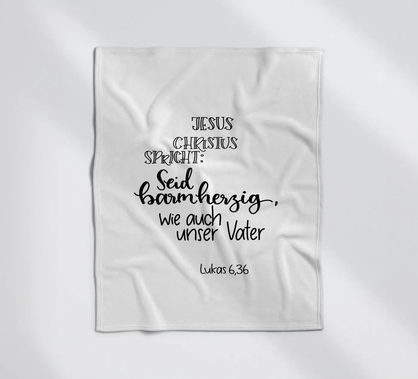 Seid barmherzig Fleecedecke von Letters of Love