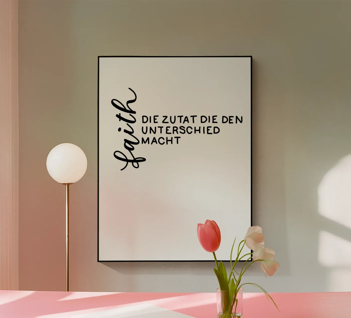 Faith acryl van Letters of Love