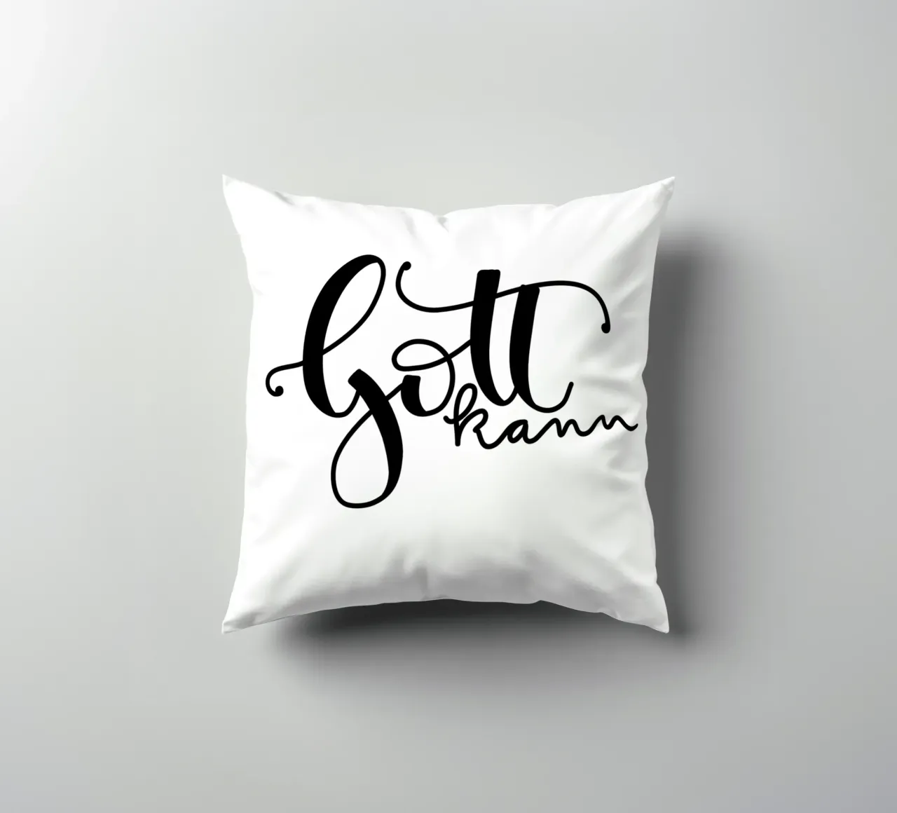 Gott kann cuscino da Letters of Love