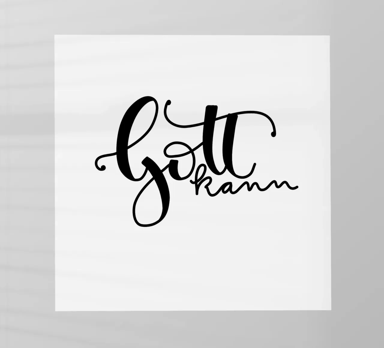 Gott kann pellicola backlit da Letters of Love