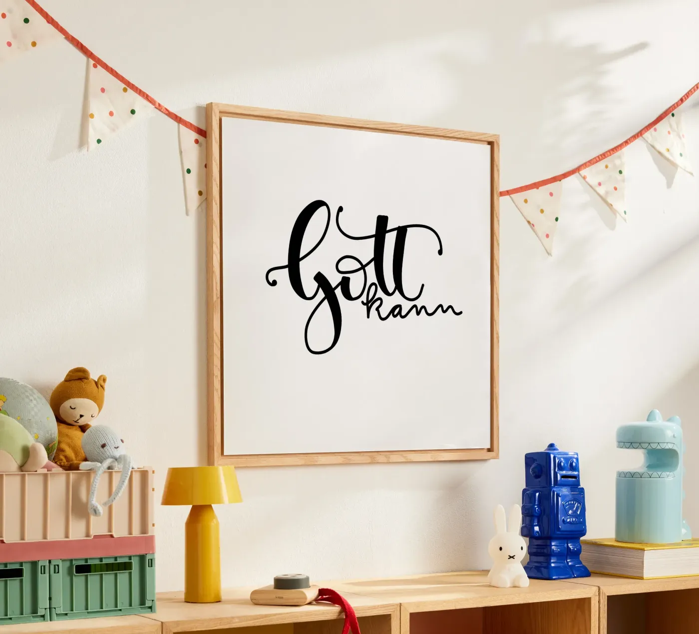 Gott kann Acryl-Glas von Letters of Love