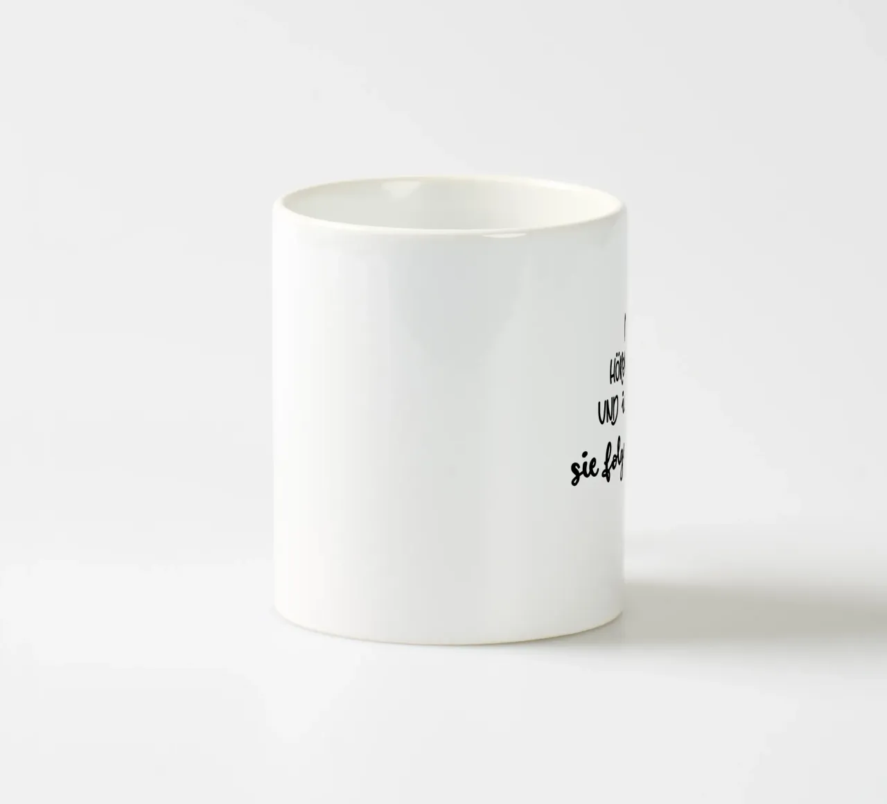 Bibelvers Johannes 10,27 Keramik Tasse von Letters of Love