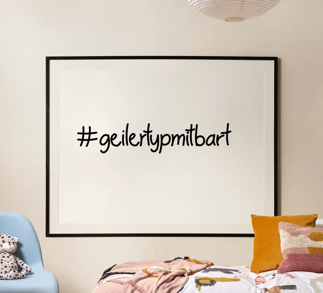 Geiler Typ mit Bart poster da Letters of Love