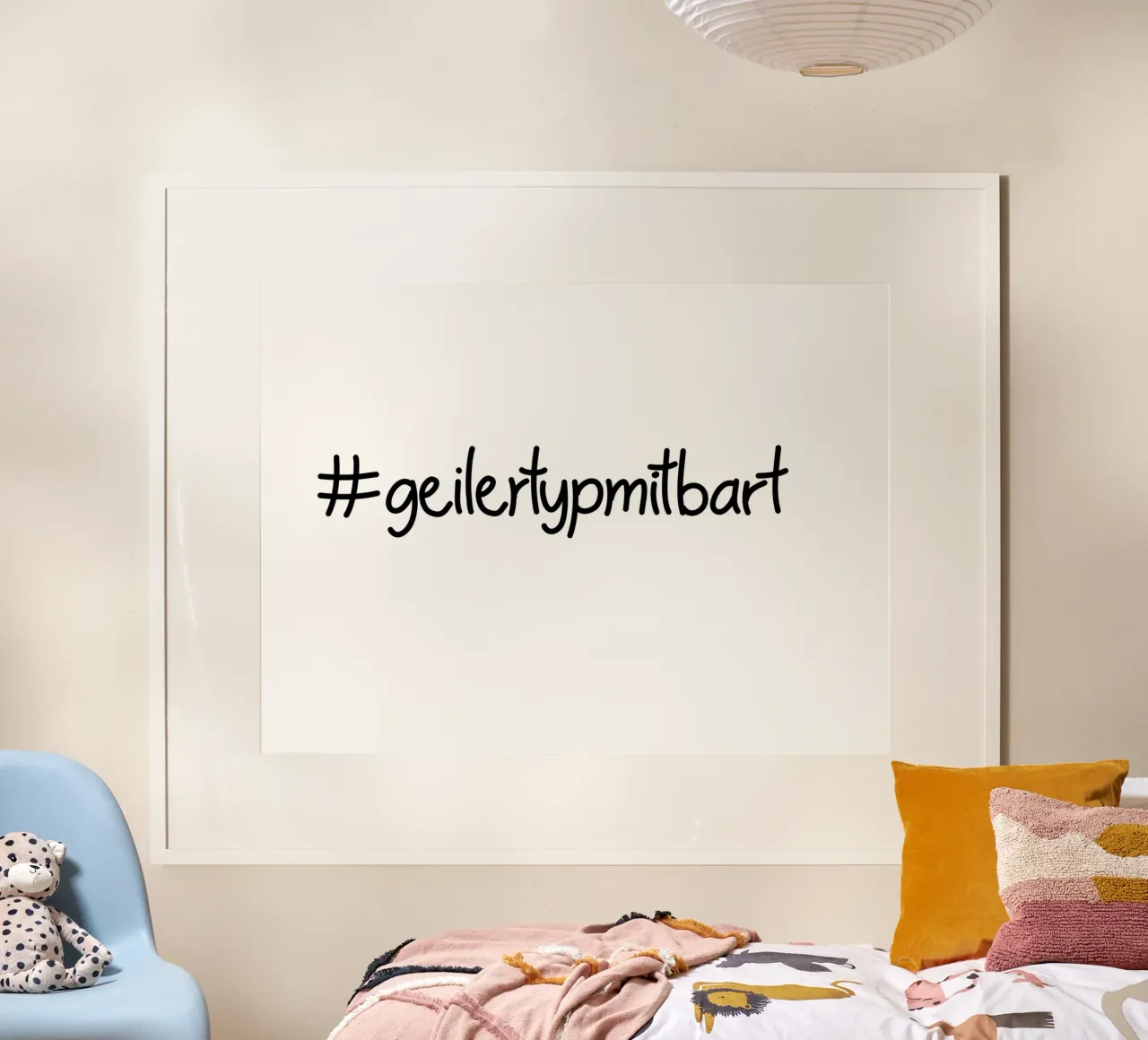 Geiler Typ mit Bart poster da Letters of Love