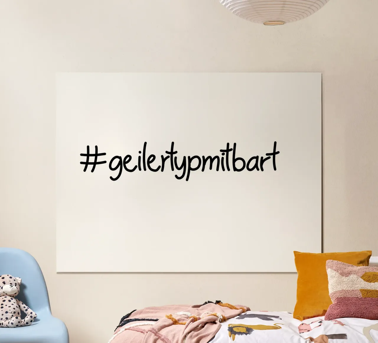 Geiler Typ mit Bart poster da Letters of Love